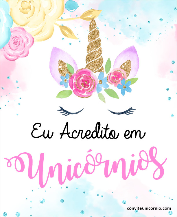 Mensagem de unicórnio