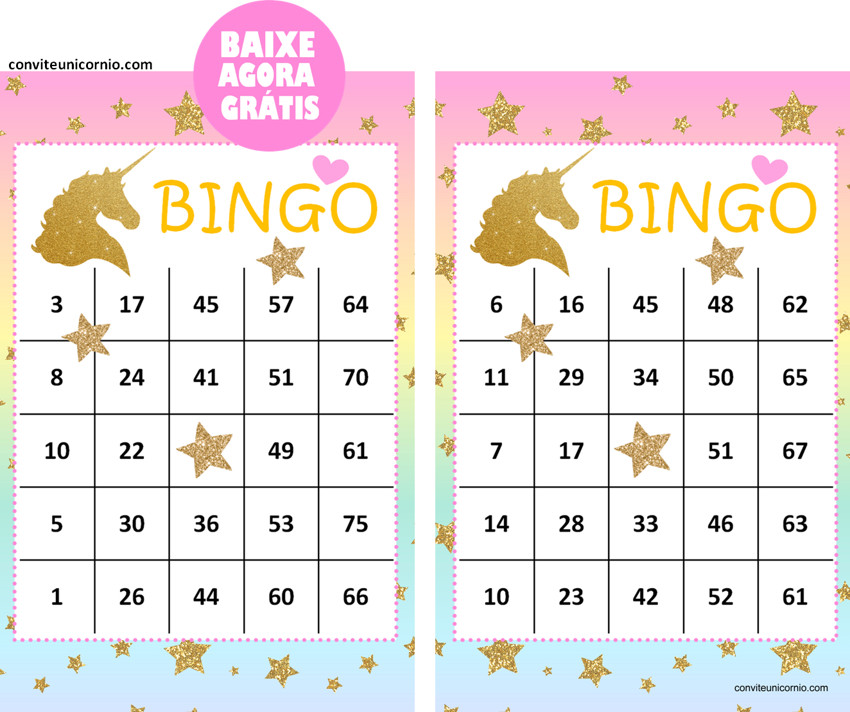 bingo unicórnio online